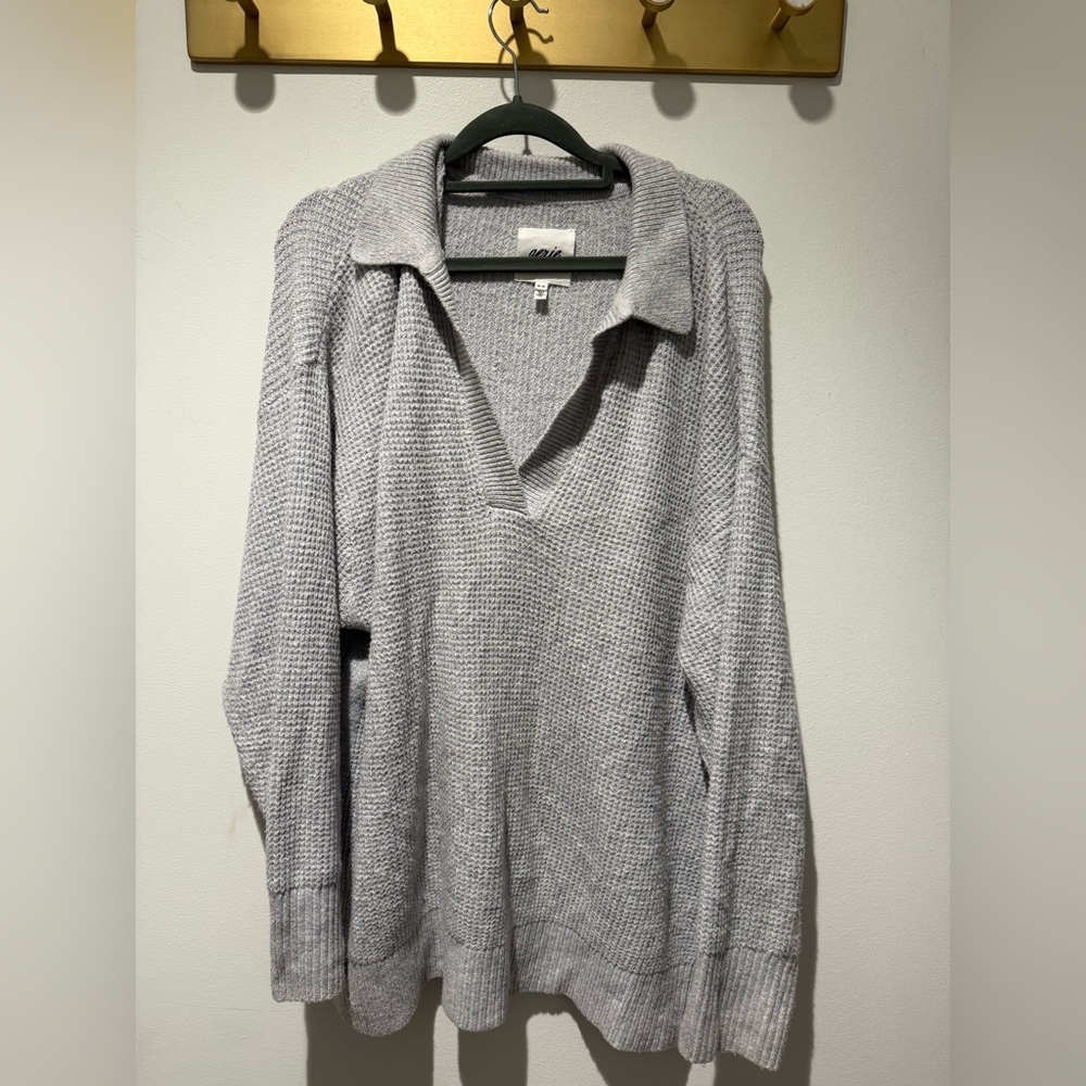 Aerie Light Gray Women's Oversized Sweater